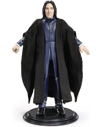 Екшън фигура The Noble Collection Movies: Harry Potter - Severus Snape (Bendyfig), 19 cm - 1