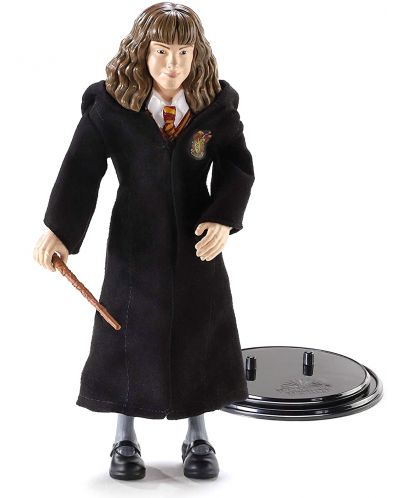 Екшън фигура The Noble Collection Movies: Harry Potter - Hermione Granger (Bendyfigs), 19 cm - 1