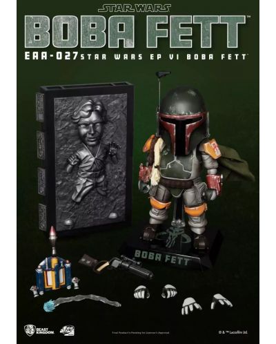 Екшън фигура Beast Kingdom Movies: Star Wars - Boba Fett, 16 cm - 9