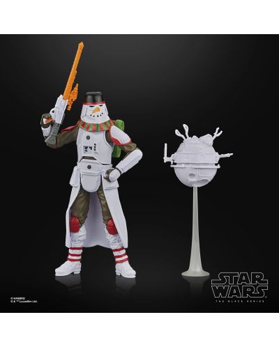 Екшън фигура Hasbro Movies: Star Wars - Snowtrooper (Black Series) (Holiday Edition), 15 cm - 5
