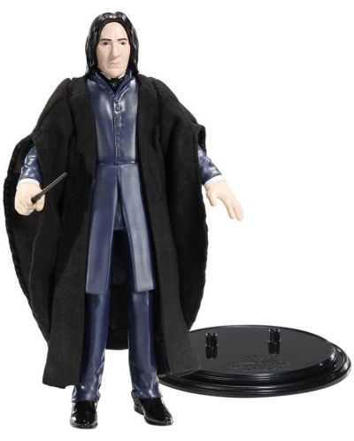 Екшън фигура The Noble Collection Movies: Harry Potter - Severus Snape (Bendyfig), 19 cm - 6