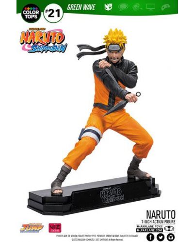 Екшън фигура Naruto Shippuden Color Tops - Naruto Uzumaki, 18 cm - 2