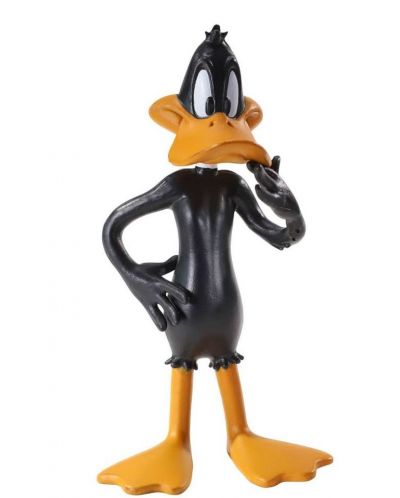 Екшън фигура The Noble Collection Animation: Looney Tunes - Daffy Duck (Bendyfigs), 11 cm - 1