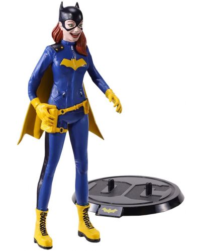 Екшън фигура The Noble Collection DC Comics: Batman - Batgirl (Bendyfigs), 19 cm - 1