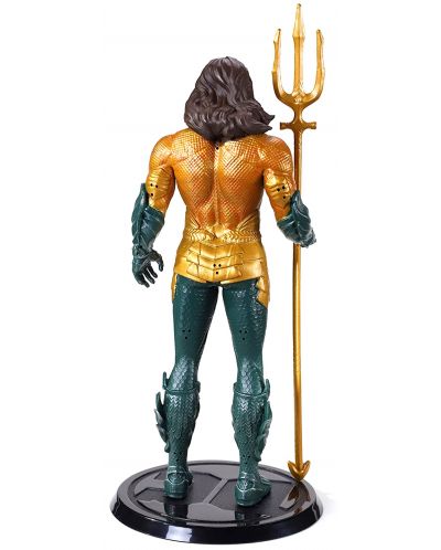 Екшън фигура The Noble Collection DC Comics: Aquaman - Aquaman (Bendyfigs), 19 cm - 4