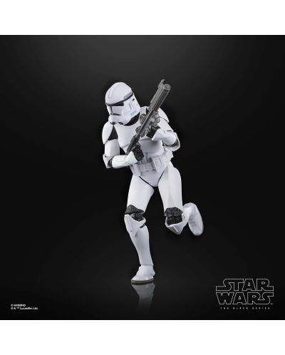 Екшън фигура Hasbro Movies: Star Wars - Clone Trooper (The Clone Wars) (The Black Series) (Gaming Greats), 15 cm - 4