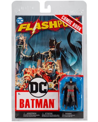 Екшън фигура McFarlane DC Comics: Batman - Batman (Flashpoint) (Page Punchers), 8 cm - 6