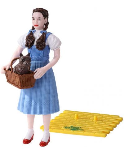Екшън фигура The Noble Collection Movies: The Wizard of Oz - Dorothy (Bendyfigs), 19 cm - 2