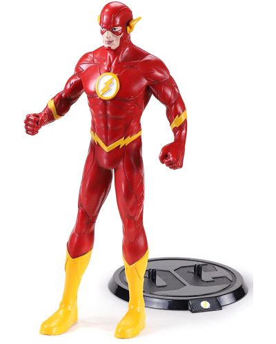 Екшън фигура The Noble Collection DC Comics: The Flash - The Flash (Bendyfigs), 19 cm - 1