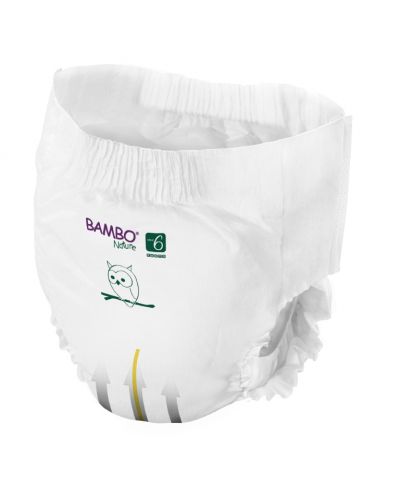 Еко пелени тип гащи Bambo Nature - Размер 6, XXL, 18+ kg, 18 броя - 6