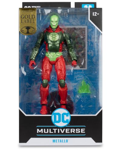 Екшън фигура McFarlane DC Comics: Multiverse - Metallo (Gold Label), 18 cm - 9