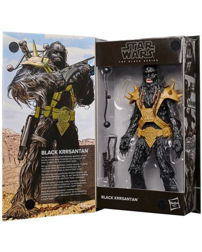 Екшън фигура Hasbro Movies: Star Wars - Black Krrsantan (Black Series), 15 cm - 4