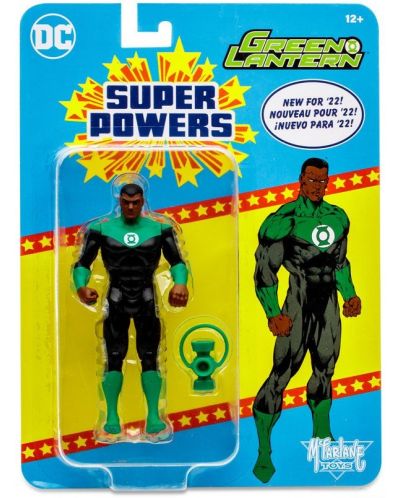 Екшън фигура McFarlane DC Comics: DC Super Powers - Green Lantern (John Stweart), 13 cm - 7