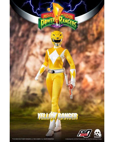 Екшън фигура ThreeZero Television: Might Morphin Power Rangers - Yellow Ranger, 30 cm - 5