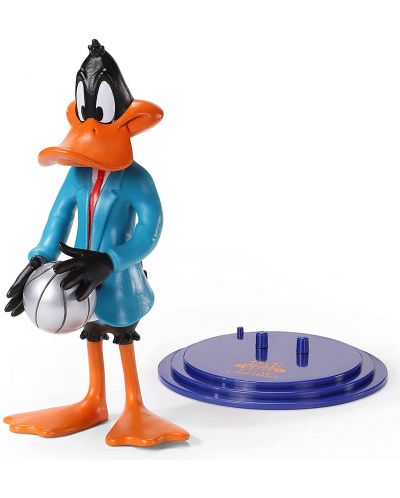 Екшън фигура The Noble Collection Animation: Space Jam 2 - Daffy Duck (Bendyfigs), 19 cm - 1