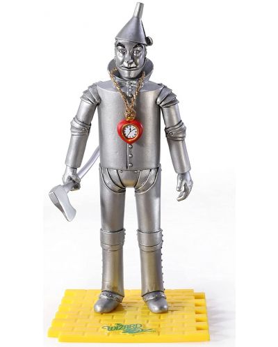 Екшън фигура The Noble Collection Movies: The Wizard of Oz - Tinman (Bendyfigs), 19 cm - 5