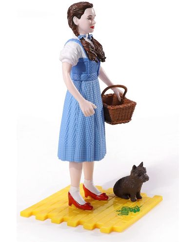Екшън фигура The Noble Collection Movies: The Wizard of Oz - Dorothy (Bendyfigs), 19 cm - 4