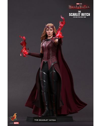 Екшън фигура Hot Toys Marvel: WandaVision - The Scarlet Witch, 28 cm - 2
