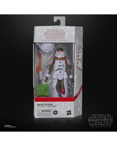 Екшън фигура Hasbro Movies: Star Wars - Snowtrooper (Black Series) (Holiday Edition), 15 cm - 7