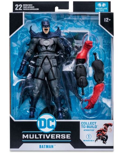 Екшън фигура McFarlane DC Comics: Multiverse - Batman (Blackest Night) (Build A Figure), 18 cm - 8