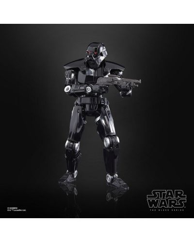 Екшън фигура Hasbro Television: The Mandalorian - Dark Trooper (Black Series Deluxe), 15 cm - 7
