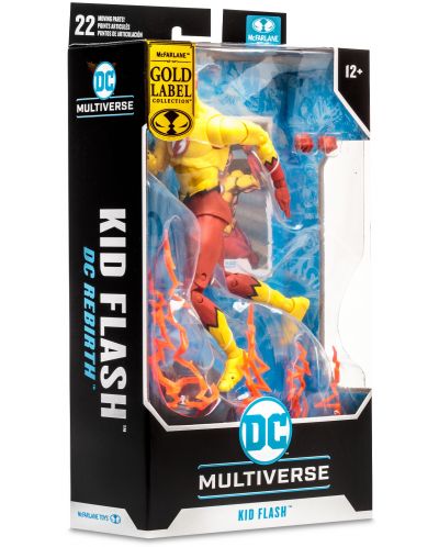 Екшън фигура McFarlane DC Comics: Multiverse - Kid Flash (DC Rebirth) (Gold Label), 18 cm - 8