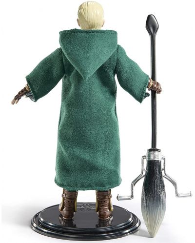 Екшън фигура The Noble Collection Movies: Harry Potter - Draco Malfoy (Quidditch) (Bendyfig), 19 cm - 4