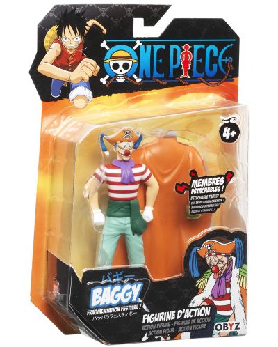 Екшън фигура ABYstyle Animation: One Piece - Buggy, 12 cm - 5