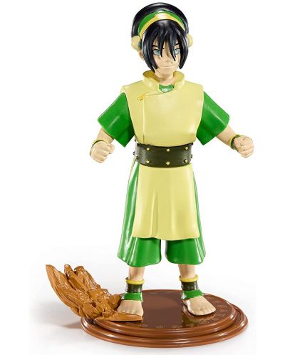 Екшън фигура The Noble Collection Animation: Avatar: The Last Airbender - Toph (Bendyfig), 17 cm - 4