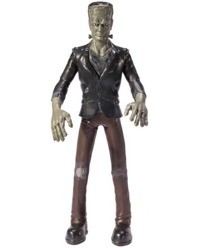 Екшън фигура The Noble Collection Horror: Universal Monsters - Frankenstein (Bendyfigs), 14 cm - 1