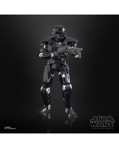 Екшън фигура Hasbro Television: The Mandalorian - Dark Trooper (Black Series Deluxe), 15 cm - 8