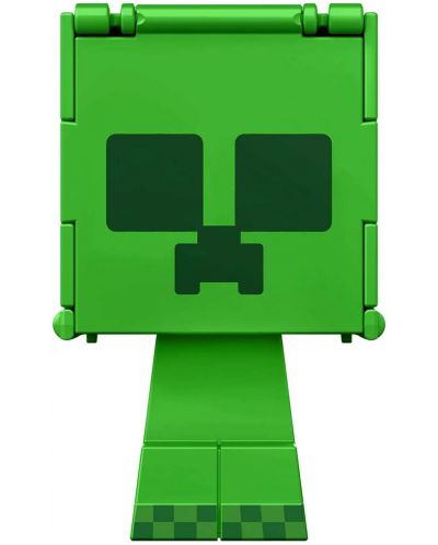 Екшън фигура Mattel Games: Minecraft - Creeper & Charged Creeper (Flippin Figs) - 2