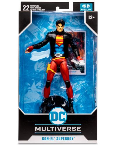 Екшън фигура McFarlane DC Comics: Multiverse - Superboy (Kon-El), 18 cm - 10