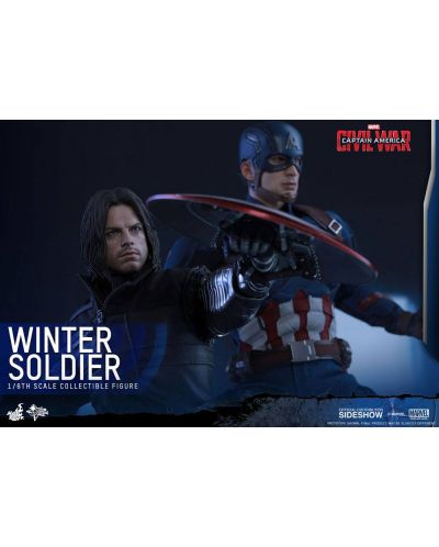 Екшън фигура Captain America: Civil War Movie Masterpiece - Winter Soldier, 31 cm - 7