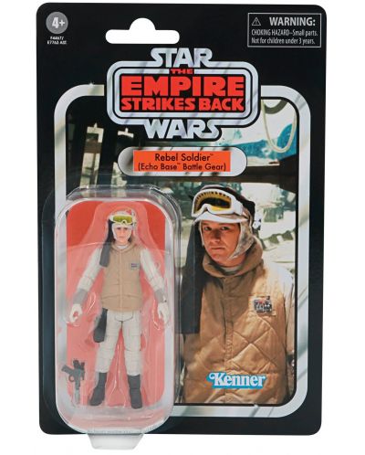 Екшън фигура Hasbro Movies: Star Wars - Rebel Soldier (Echo Base Battle Gear) (Vintage Collection), 10 cm - 4