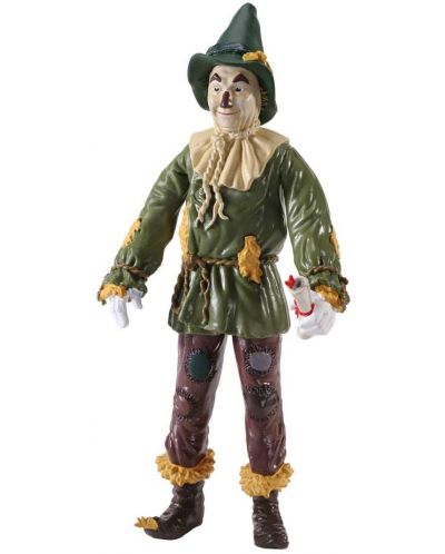 Екшън фигура The Noble Collection Movies: The Wizard of Oz - Scarecrow (Bendyfigs), 19 cm - 1