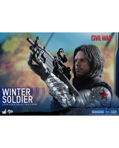 Екшън фигура Captain America: Civil War Movie Masterpiece - Winter Soldier, 31 cm - 5