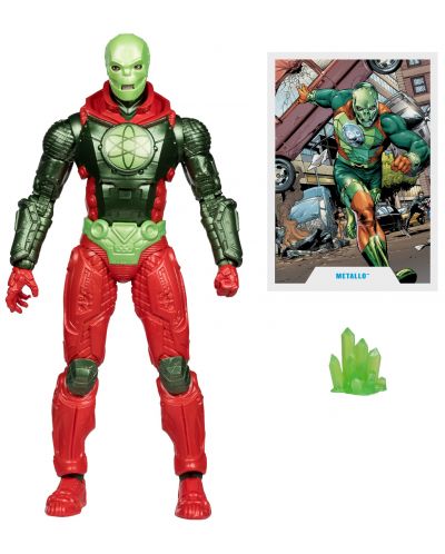 Екшън фигура McFarlane DC Comics: Multiverse - Metallo (Gold Label), 18 cm - 8