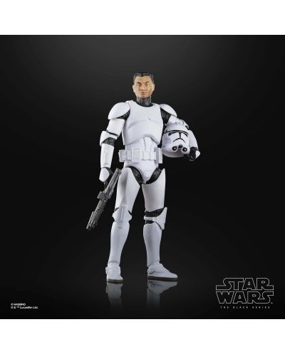 Екшън фигура Hasbro Movies: Star Wars - Clone Trooper (The Clone Wars) (The Black Series) (Gaming Greats), 15 cm - 2
