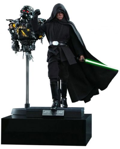 Екшън фигура Hot Toys Television: The Mandalorian - Luke Skywalker (Deluxe Version), 30 cm - 1
