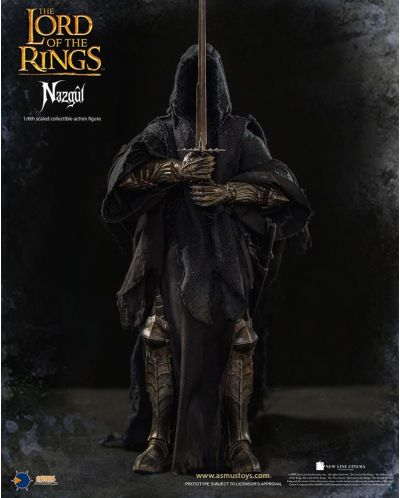 Екшън фигура Asmus Collectible Movies: The Lord of the Rings - Nazgul, 30 cm - 5