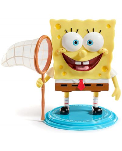 Екшън фигура The Noble Collection Animation: SpongeBob - SpongeBob SquarePants (Bendyfig), 12 cm - 1
