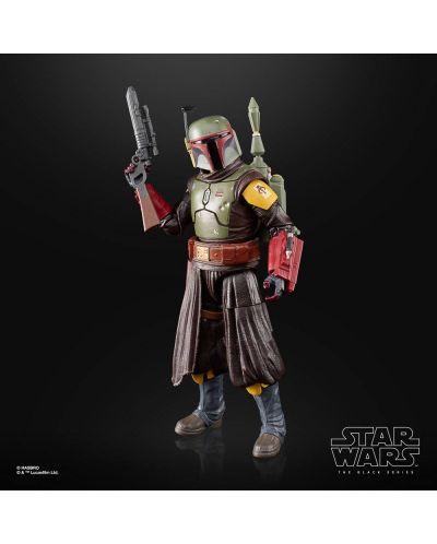 Екшън фигура Hasbro Television: The Book of Boba Fett - Boba Fett (Throne Room) (Black Series Deluxe), 15 cm - 6