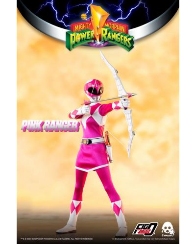 Екшън фигура ThreeZero Television: Might Morphin Power Rangers - Pink Ranger, 30 cm - 2