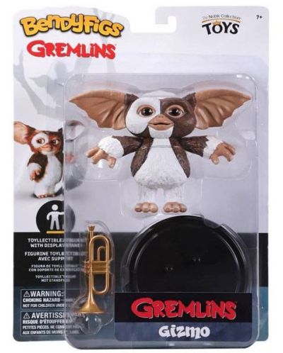 Екшън фигура The Noble Collection Movies: Gremlins - Gizmo (Bendyfigs), 10 cm - 3