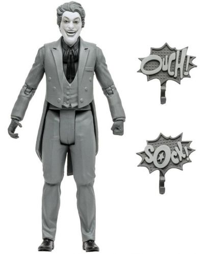 Екшън фигура McFarlane DC Comics: Batman - The Joker '66 (Black & White TV Variant), 15 cm - 7