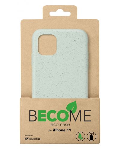 Калъф Cellularline - Become, iPhone 11, зелен - 2