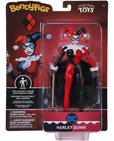 Екшън фигура The Noble Collection DC Comics: Batman - Harley Quinn (Bendyfigs), 18 cm - 7
