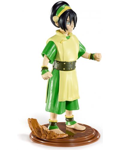 Екшън фигура The Noble Collection Animation: Avatar: The Last Airbender - Toph (Bendyfig), 17 cm - 2