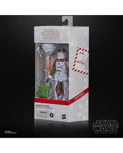 Екшън фигура Hasbro Movies: Star Wars - Snowtrooper (Black Series) (Holiday Edition), 15 cm - 8